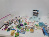 Large lot of assorted crafting supplies