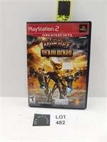 PLAY STATION 2  RATCHET DEADLOCKED WITH INSTRUCTIO