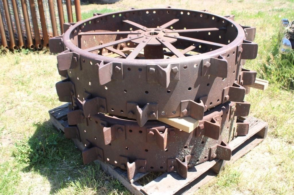 Vintage steel wheels