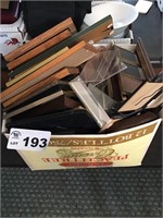LARGE ASSORTMENT OF PICTURE FRAMES
