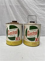 Wakefield Castrol Victa mower fuel gallon cans