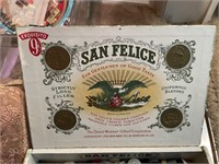Martha Jane Chocolate Box, San Felice cigar Box