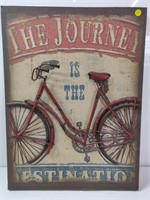3D the Journey Bike Sign