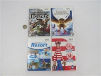 4 jeux pour Nintendo Wii dont Tournament Legends