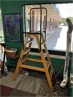 Wood Librarians Ladder