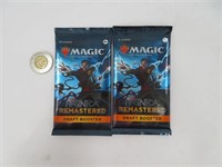2 pack de cartes Magic The Gathering , Remastered
