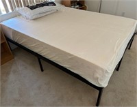 T - QUEEN BED FRAME, MATTRESS & PILLOW