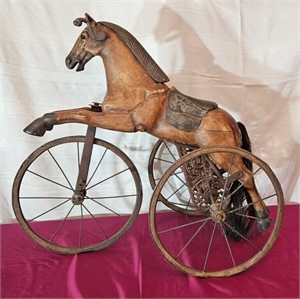 Antique Horse Tricycle