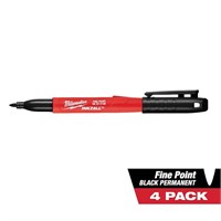 INKZALL Fine Point Permanent Marker (4-Pack)