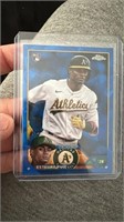 Esteury Ruiz Topps 2023 Chrome RC sapphire