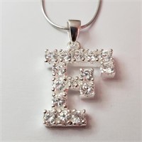 $180 Silver CZ Necklace