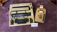 Bsi electronic typewriter and victor