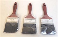 3 - 3" Paint Brushes