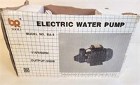 Electric Water Pump Model # BA - 3