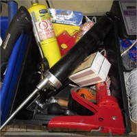 BOX OF MISC TOOLS