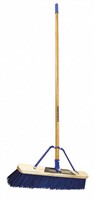 Push Broom,60" Handle L,24" Broom W