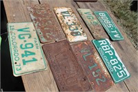 COLORADO LICENSE PLATES 60'S-70'S