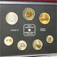 1998 RCM Canada Specimen Coins Set