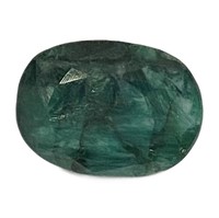 Natural Oval 18.45ct Green Colombian Emerald