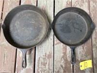 Volrath Ware & Piqua Ware Cast Iron Pans