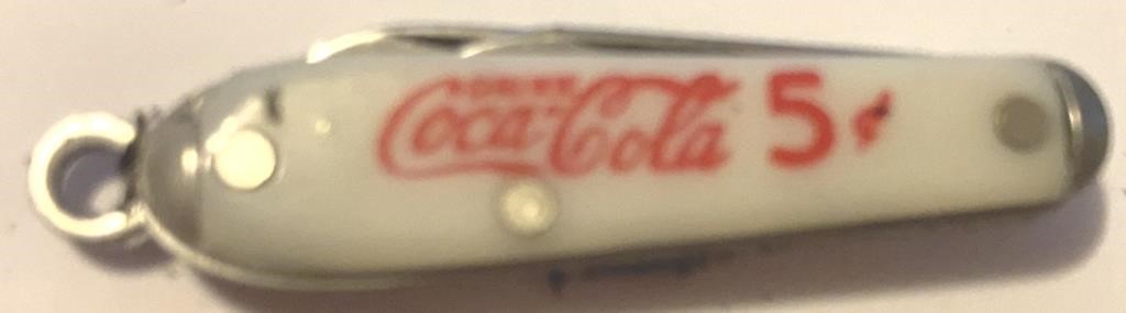 Vintage COCA COLA Keychain Pocket Knife