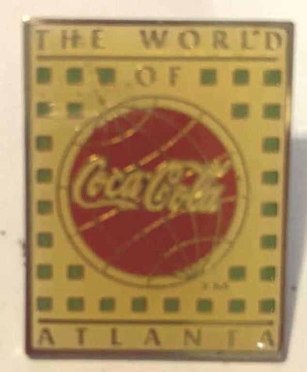 Vintage The World of Coke Pinback
