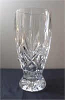 Crystal vase, 12"H