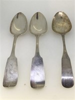 3 COIN SILVER SPOONS