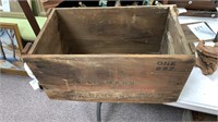 Albany New York wood box