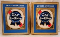 Pabst Blue Ribbon Beer Signs (2)