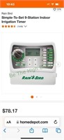 Indoor irrigation timer