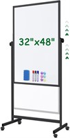 $146  Mobile Whiteboard 32 x 48 inches Height Adju