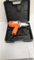Chicago 1/2” electric impact wrench with case