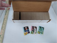 Box Assorted Tops Baseball Cards Mike Morgan