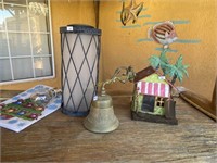 Brass Bell, Metal House, Lantern & More