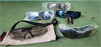 Assorted sunglasses, wake forest and NFL