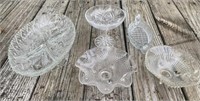 5 pcs. Pattern Glass