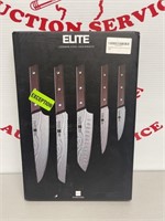 Ipurehome Elite 5pc German Steel Kitchen Knife