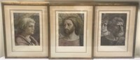 Lot of 3 Framed Renaissance  Art Prints