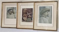 Lot of 3 Framed Renaissance Art Prints