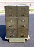 Military General Fireproofing Co. File Cabinet