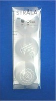 NEW- 3 White Half Globe Christmas Light LED