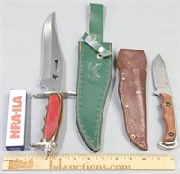 Hunting & Sportsman Knives & Sheath Lot
