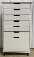 (CX) StyleWell Craft White 7 Drawer Storage Cart