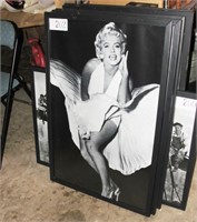 Marilyn Monroe Framed Under Glass Poster