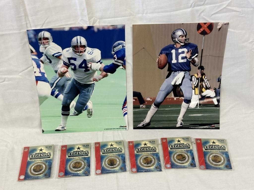 Dallas Cowboys Football Pictures & Collectibles