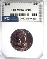 1952 Franklin MS65+ FBL LISTS $165