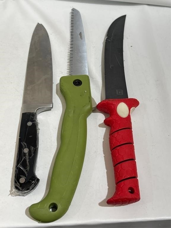 Set Of Three Different Knifes