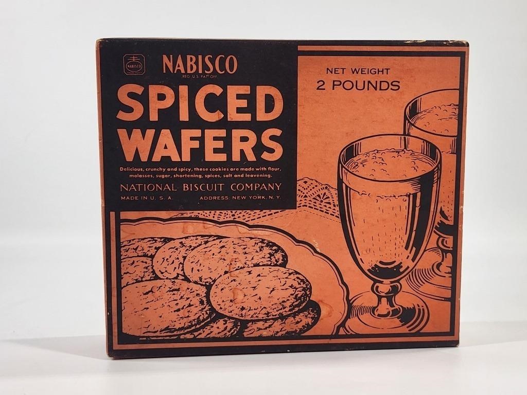 ANTIQUE NABISCO SPICED WAFERS 2LB BOX