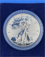 2012 1 Oz Fine Silver Dollar